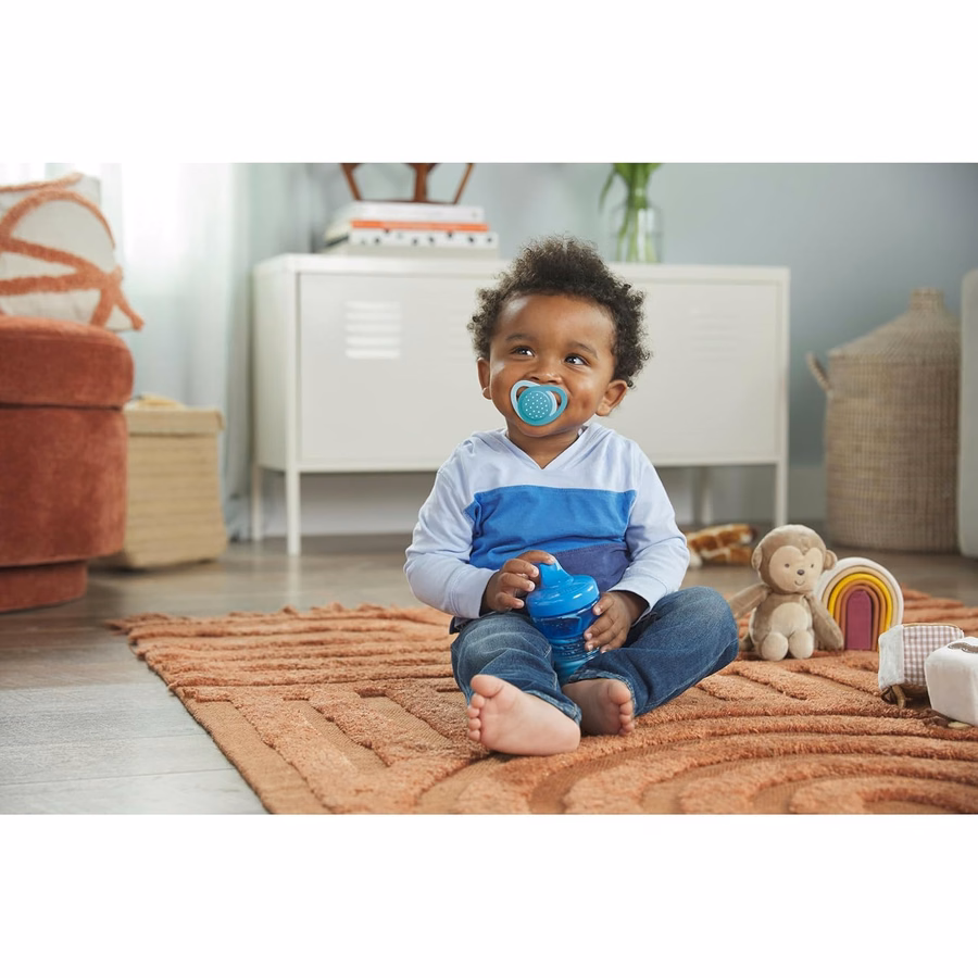 NUK Leucht-Schnuller mit herzförmigem Schild, BPA-frei, für Babys von 18–36 Monaten, 4er-Pack: Gesundheit & Haushalt