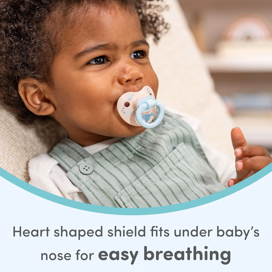 NUK First Choice Classic Zahnspange, kiefergerechter Schnuller, 0–6 Monate, verschiedene Farben, Baby-Must-haves, 5er-Pack: Gesundheit & Haushalt