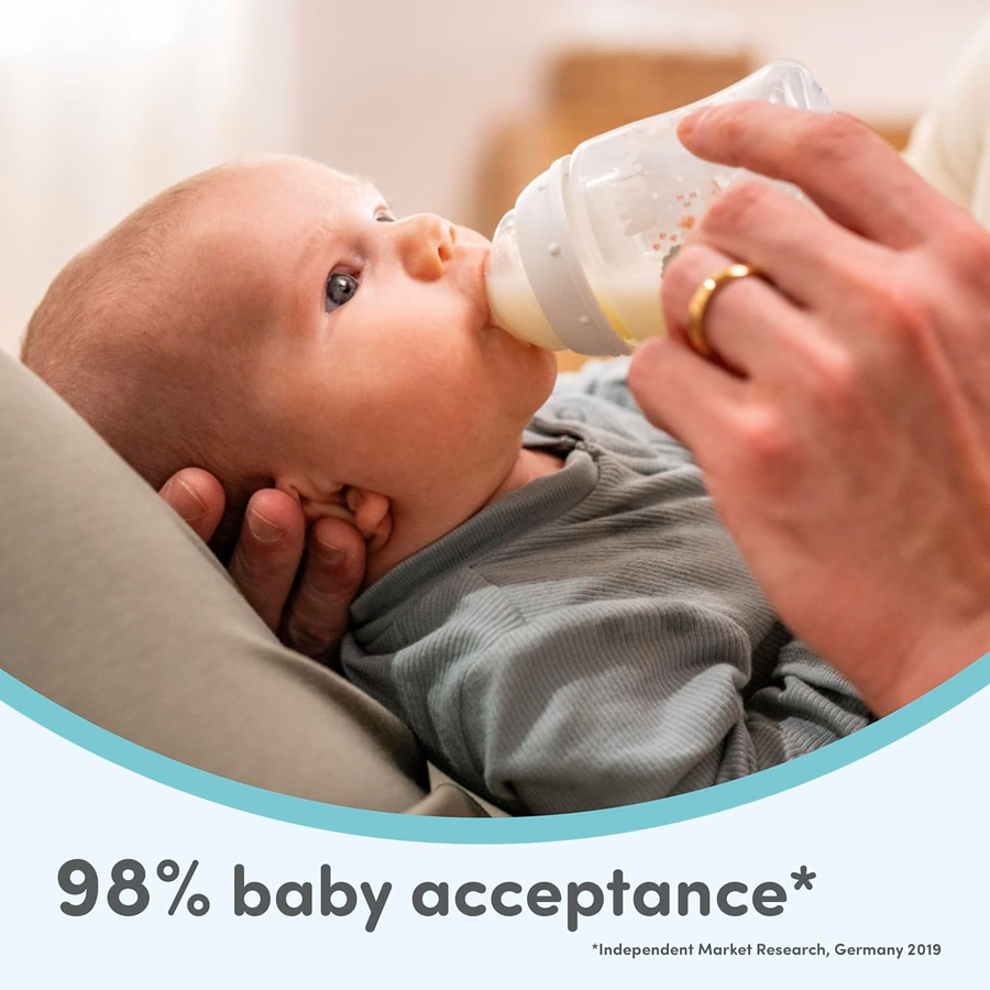 NUK Smooth Flow Anti-Kolik-Flaschen-Geschenkset für Neugeborene, ab 0 Monaten: Baby