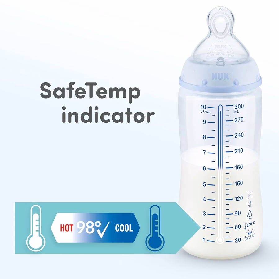 NUK Smooth Flow Anti-Kolik-Flaschen-Geschenkset für Neugeborene, ab 0 Monaten: Baby