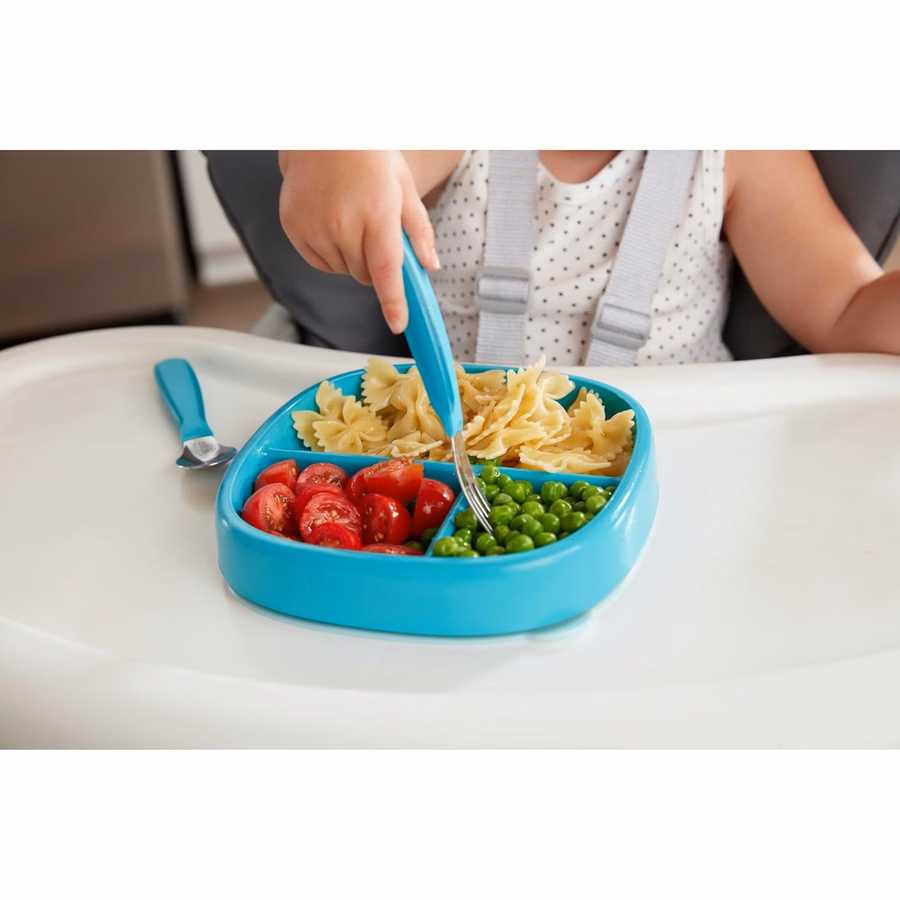NUK Kinderbesteck, Gabeln, robuster Edelstahl, BPA- und latexfrei, ab 18 Monaten, 3er-Pack: Baby