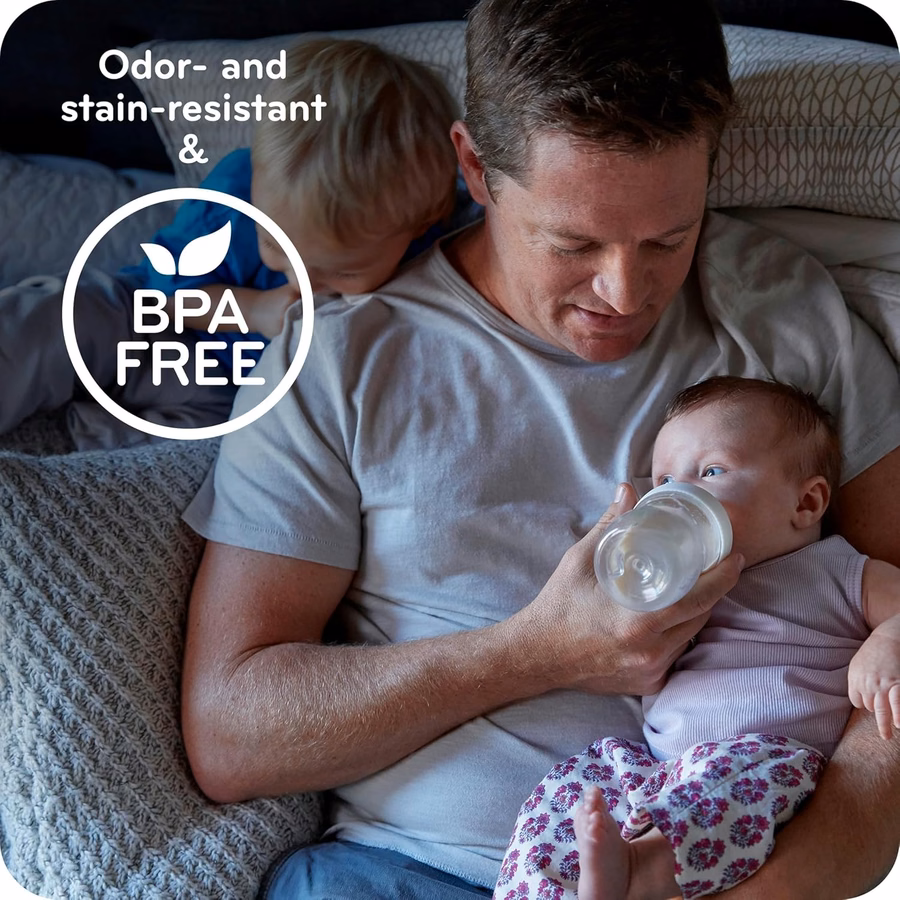 NUK Simply Natural Babyflasche mit SafeTemp: Baby