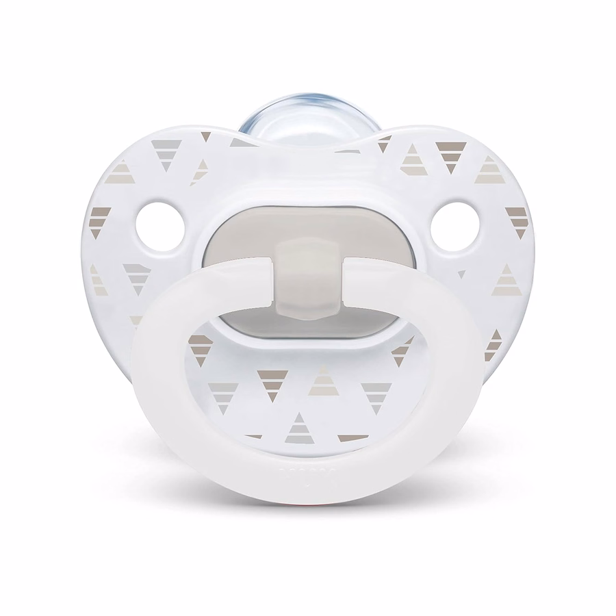 NUK First Choice Classic Kieferorthopädischer Babyschnuller, 0–6 Monate, Neugeborenenschnuller, Neutral, Baby-Must-haves, 5er-Pack: Gesundheit & Haushalt