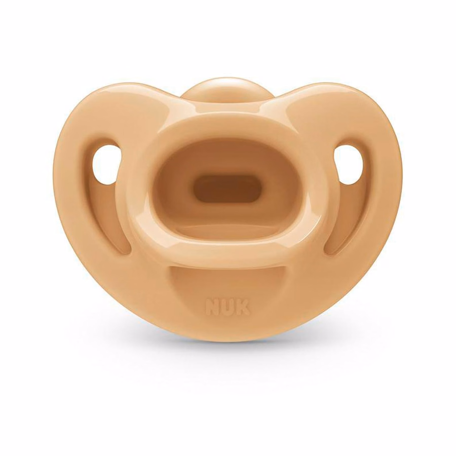 NUK Timeless Comfy Schnuller | 100 % Silikon, einteiliges Design | BPA-frei, sanft zur Babyhaut | 5er-Pack, für Babys von 0–6 Monaten