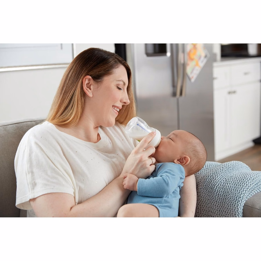 NUK Simply Natural Babyflasche mit SafeTemp: Baby