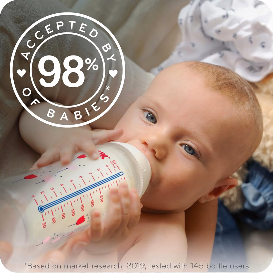 NUK Smooth Flow Anti-Kolik Babyflasche: Baby