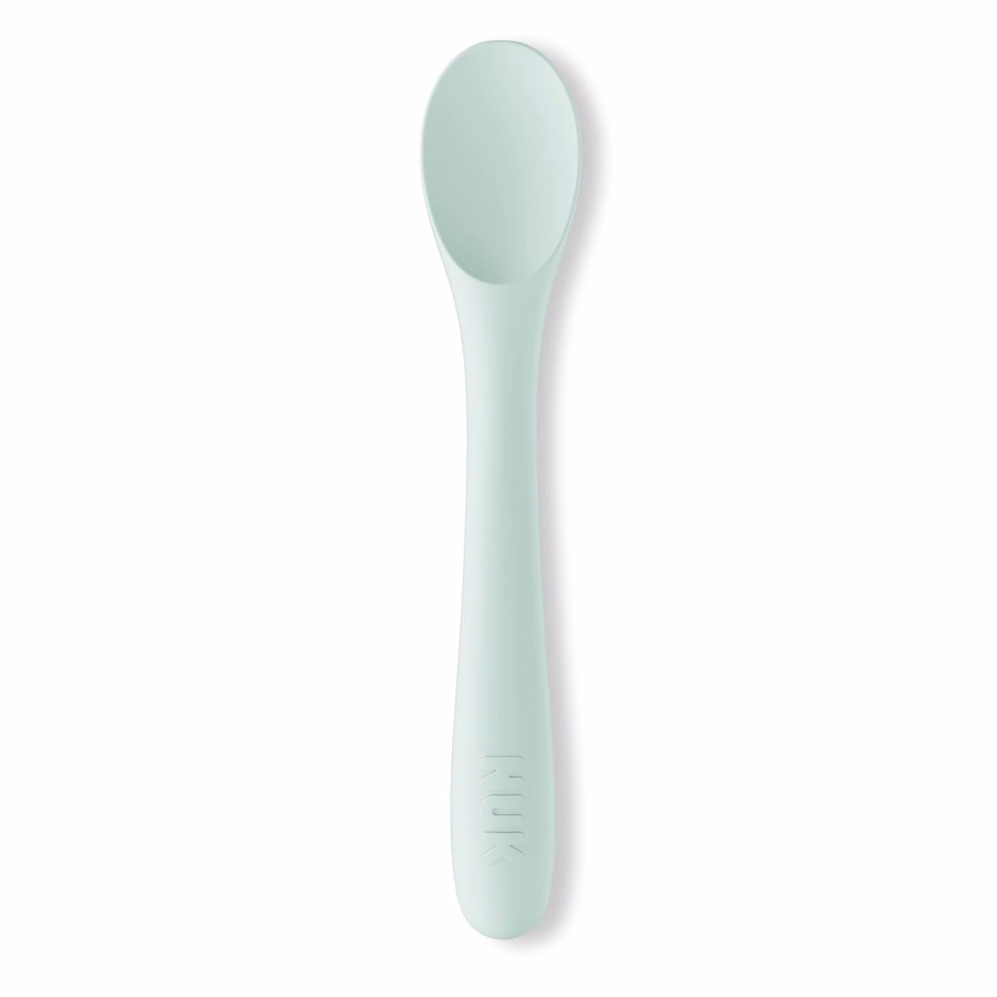 NUK Silikon-Babylöffel, strapazierfähiges Silikonmaterial, leicht zu halten und zu füttern, spülmaschinenfest, BPA-frei, 3er-Pack: Baby