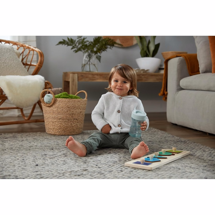 NUK for Nature™ Everlast Trinkbecher mit Strohhalm und Gewicht: Sport & Outdoor