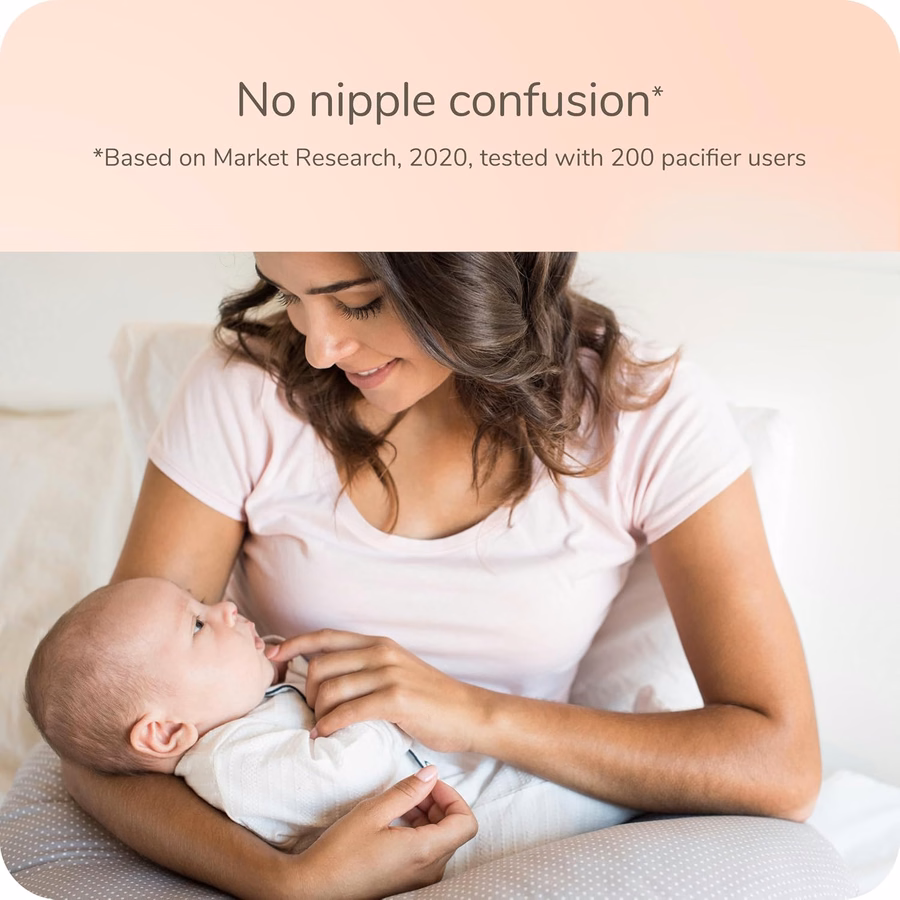 NUK Leucht-Schnuller mit herzförmigem Schild, BPA-frei, für Babys von 6–18 Monaten, 4er-Pack: Gesundheit & Haushalt